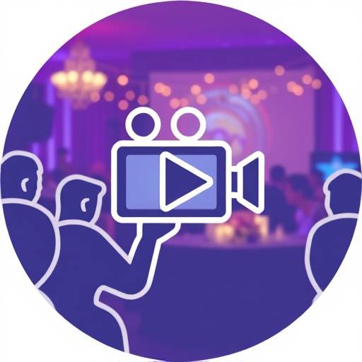 Icona che rappresenta la realizzazione di video per eventi